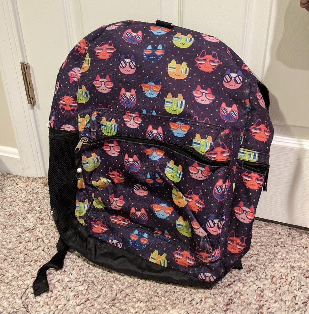 Kitty cat book bag